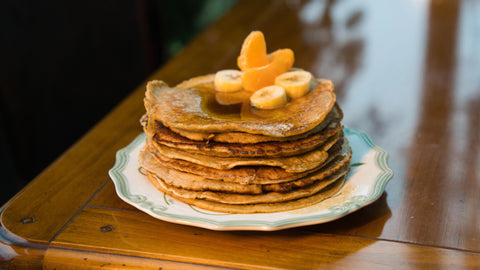 Küchen Kreationen: Pfannkuchen mit Leinölsirup