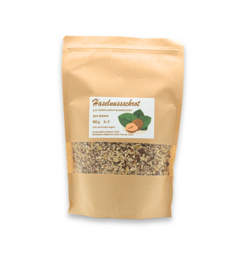 Haselnussschrot zum Backen